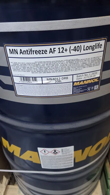 Mannol антифриз 12+ -40% 208л 1