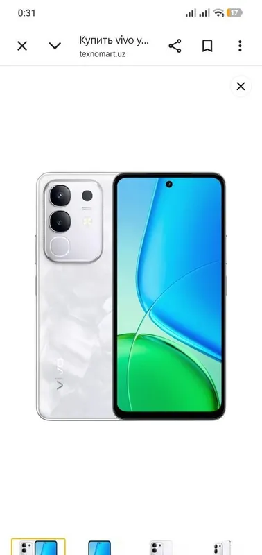 Vivo Y29 8/256GB. Oq rangli янги очилмаган коробка документ 3