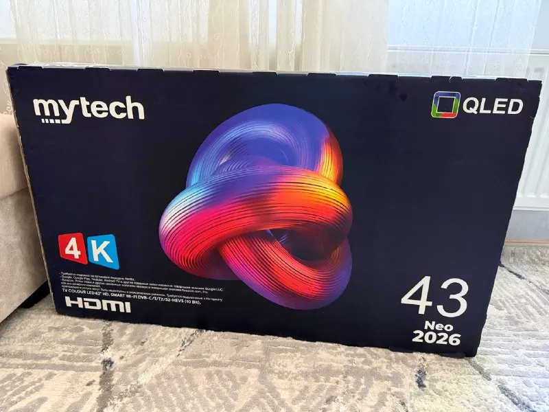 Телевизор MyTech 43 Neo 2026 QLED 4K