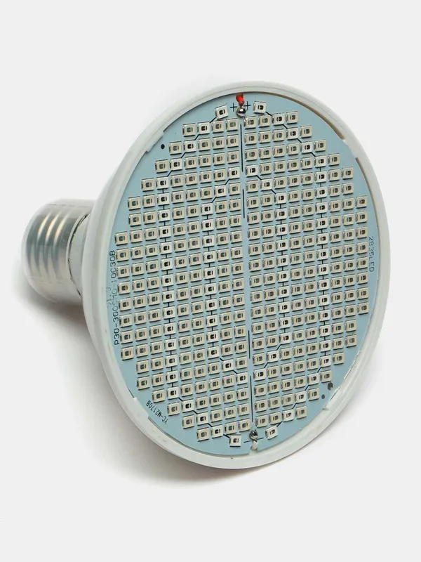 Фитолампа полного спектра, 300LED, 30Вт, SMD2835, Red+Blue, Цоколь E27 — фото 7