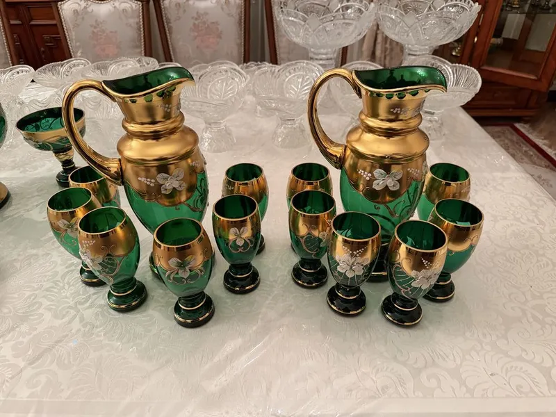 Графины Чешские 2 комплекта