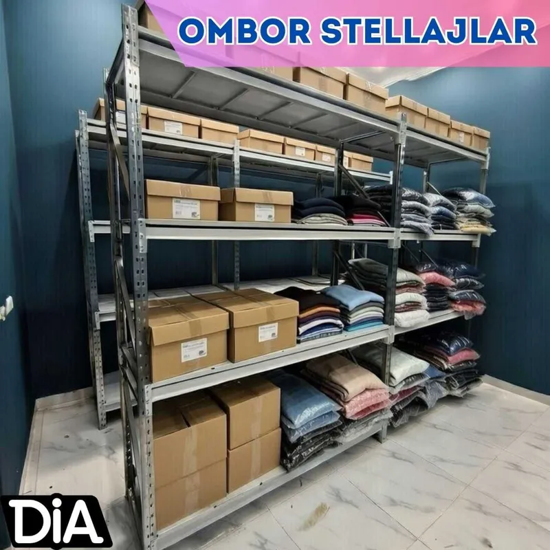 Arxiv stellaj, архивные стеллажи, metall tokcha ombor polka