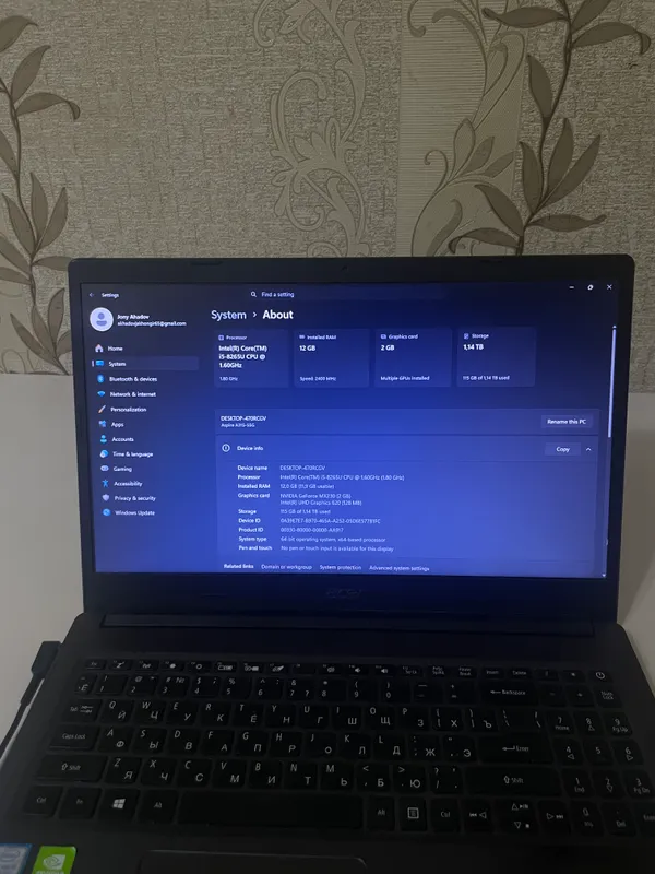 Acer Aspire A315-55G