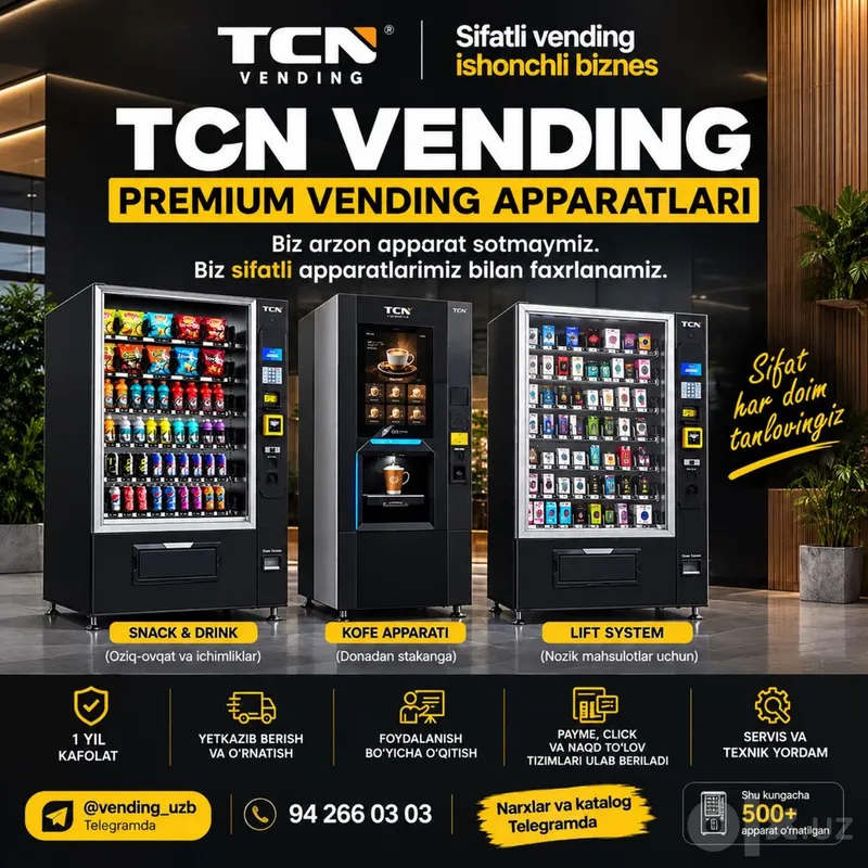 TCN Vending Uz rasmiy 1 TCN Vending Uz rasmiy 1