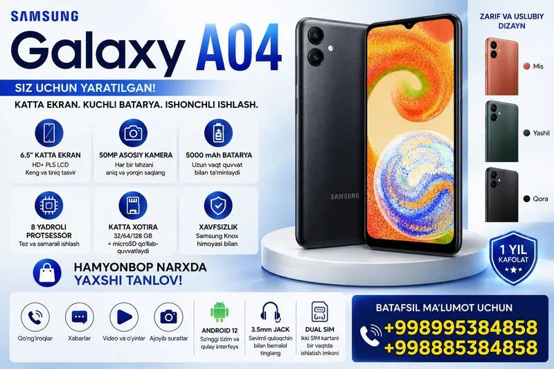 Samsung A04 1 Samsung A04 1