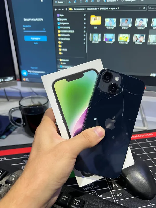 IPhone 14 orqa krishkasi singa bonus chixol karobk 1