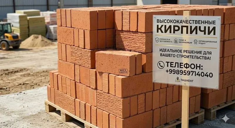 Кирпич(Kirpich) продажа кирпичей по оптовый цене