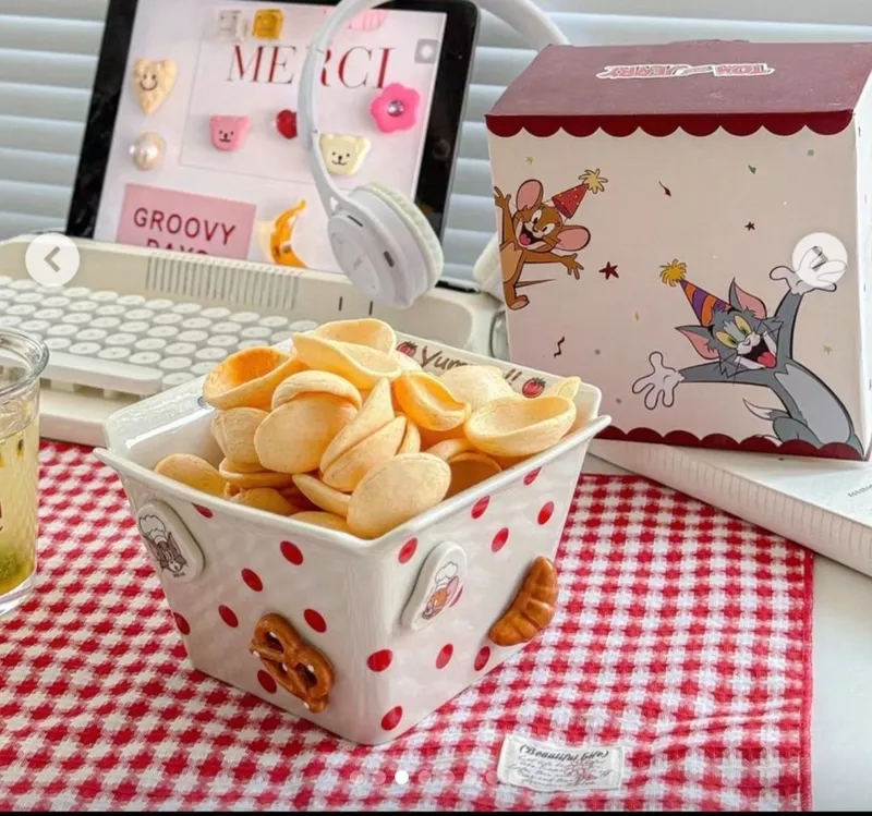 стильные керамические миски с мультяшным дизайном! стильные керамиче — фото 5