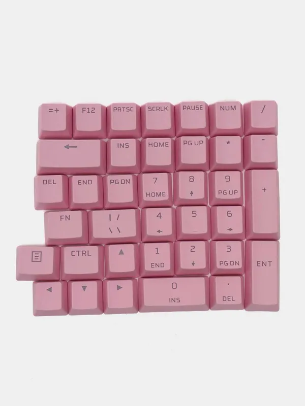 ^HyperX PBT Keycaps Full Key Set keycaplari, RU - Pink 4 ^HyperX PBT Keycaps Full Key Set keycaplari, RU - Pink 4