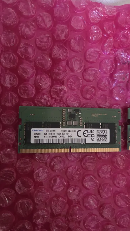 Samsung DDR5 SO-DIMM 8GB 5600 MT/s (PC5-5600B) — в наличии 2 шт. 2