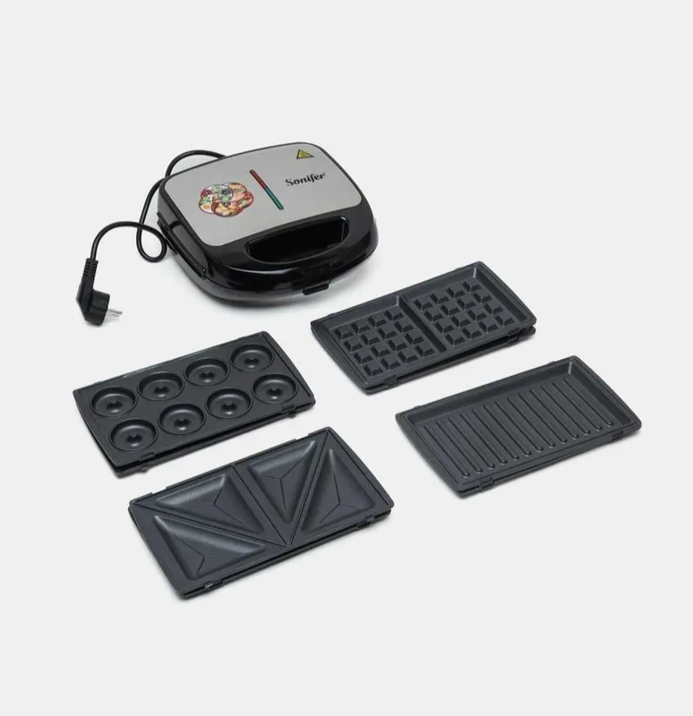 Sonifer 5в1 Тостер сендвичница Tostеr Вафельница Орешница sf-6154 3 Sonifer 5в1 Тостер сендвичница Tostеr Вафельница Орешница sf-6154 3