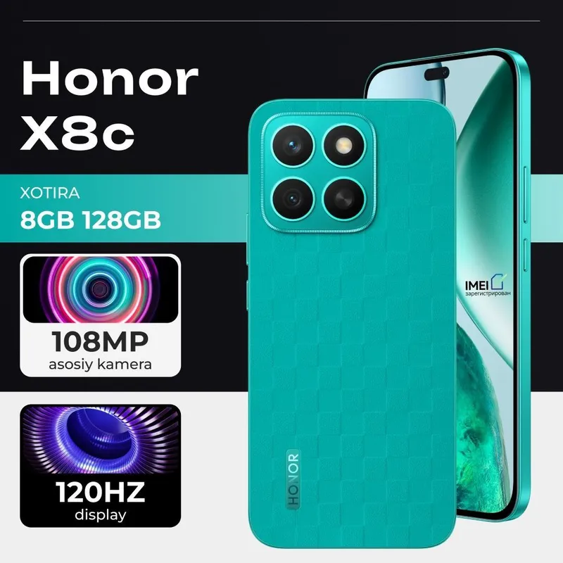 Honor x8c ideal yangiday 1