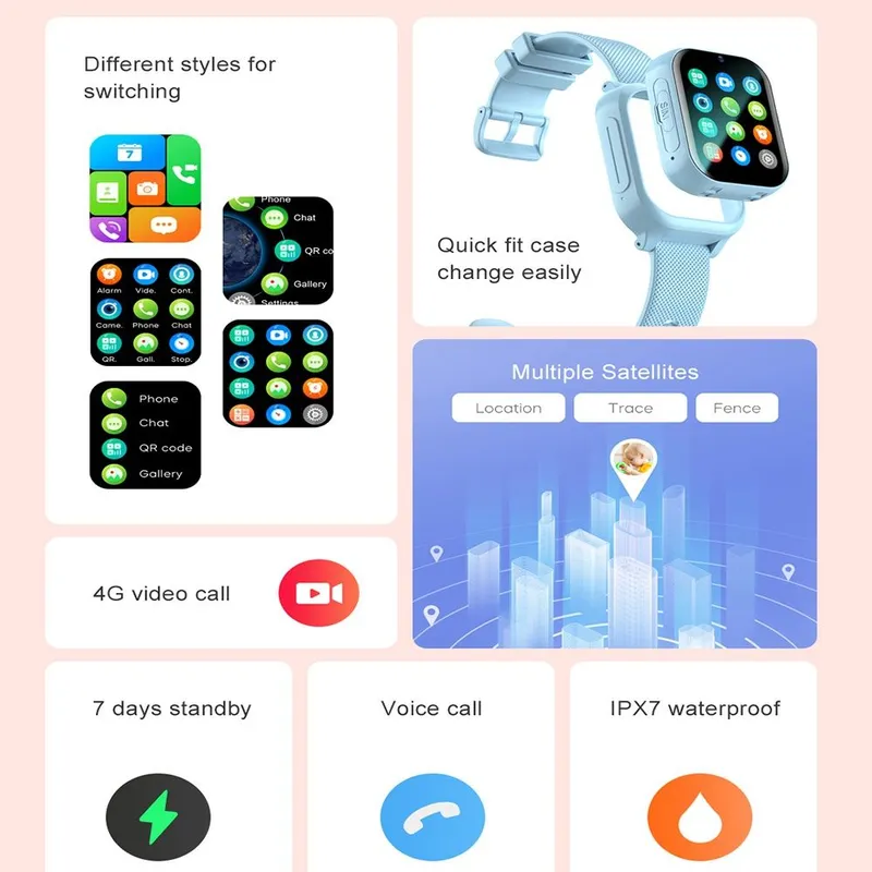 СКИДКА детские часы 4G baby watch 5