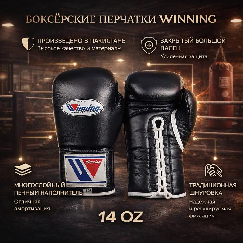 Перчатки боксерские Winning