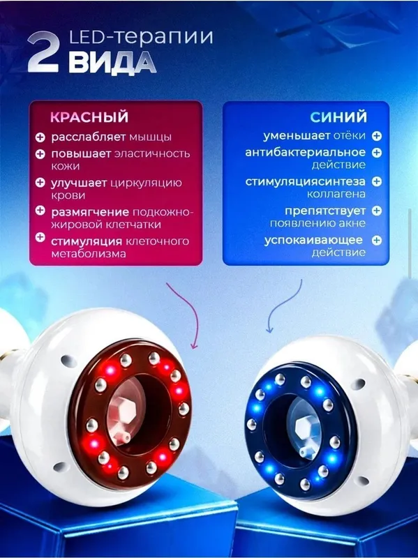 Вакуумный массажёр антицеллюлитный для тела, ног — фото 6