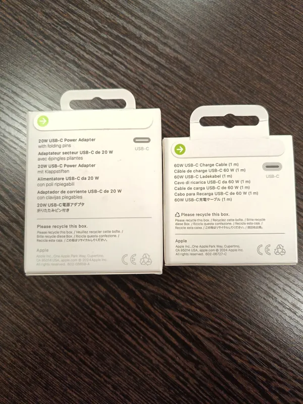 IPhone original zaryadchik Adapter va USB-C kabel 2