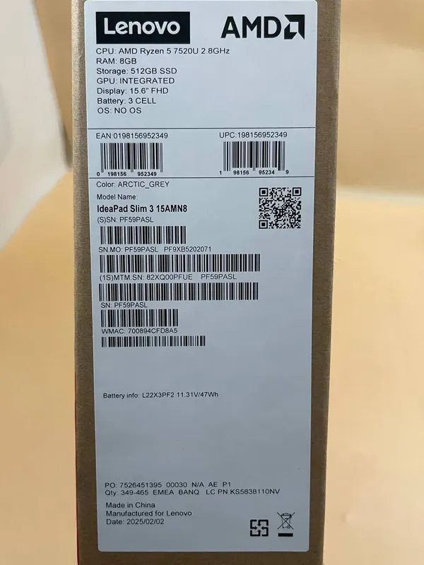 Lenovo IP Slim 3 15AMN8 — фото 2