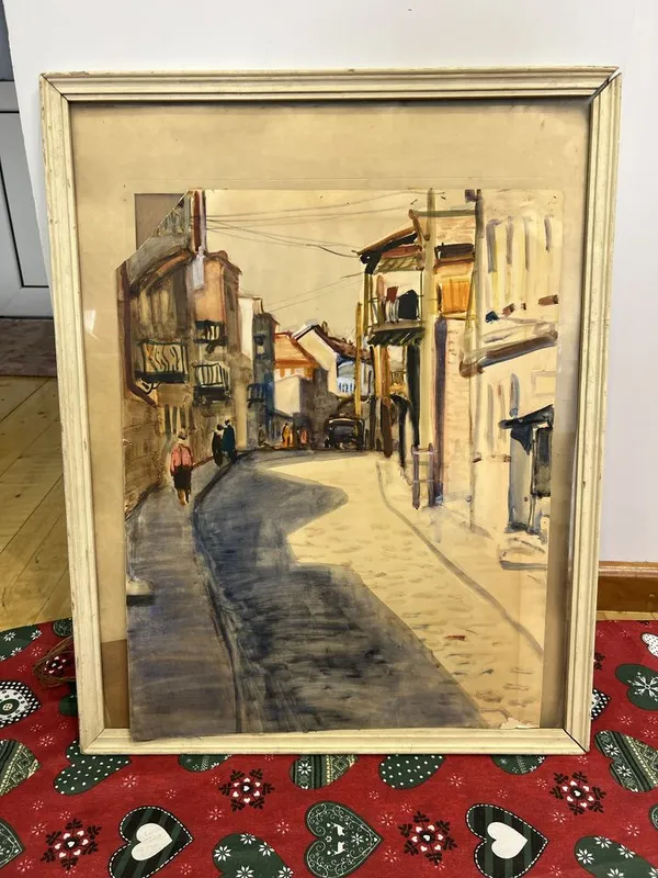 Улица в стар. Тбилиси . Каменский В. В