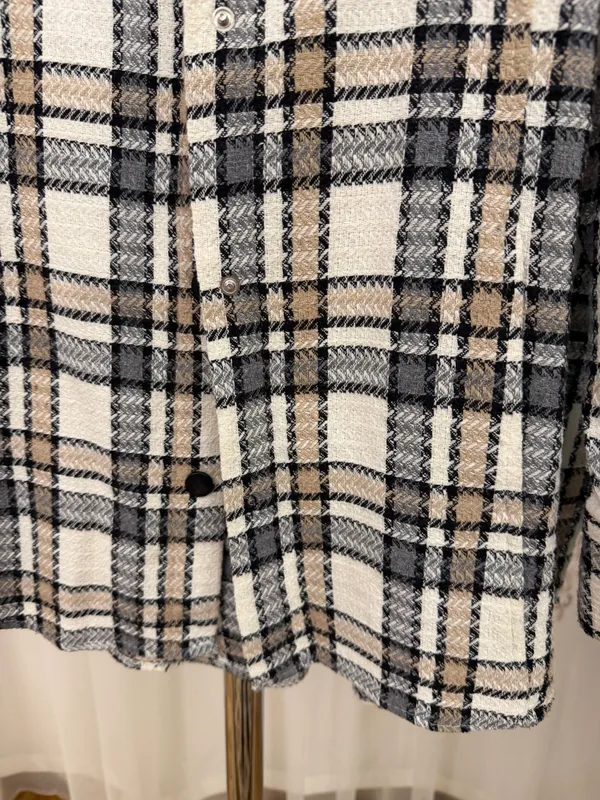 OVERSHIRT твидовая рубашка — фото 1