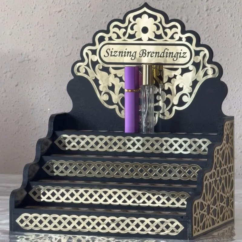 Parfum uchun MDF materialidan shkatulka atir podstavka organayzer 2 — фото 2