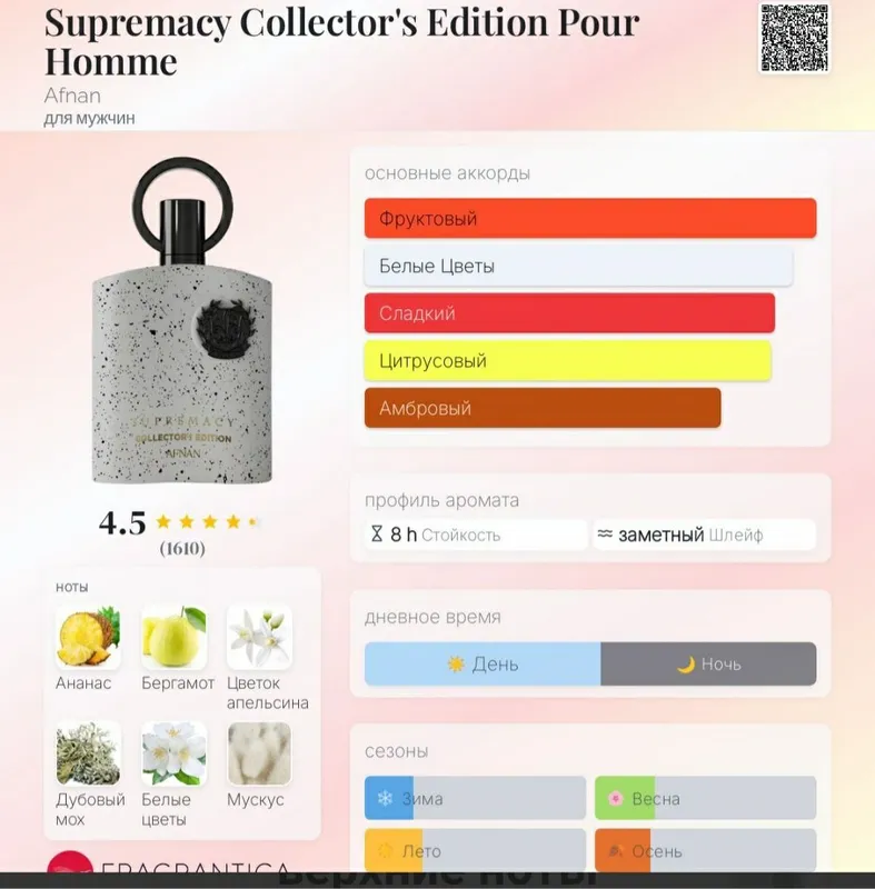 SUPREMACY collector's edition Afnan eau de parfum — фото 1