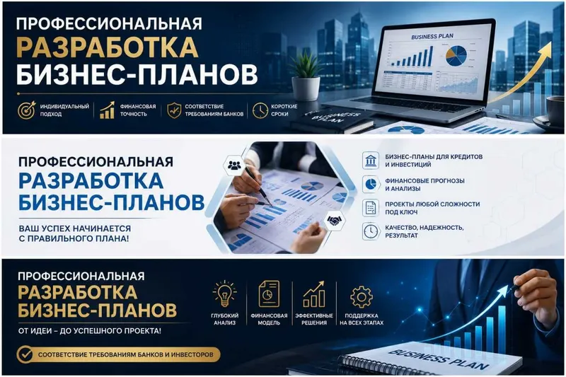 Профессиональная разработка бизнес-планов