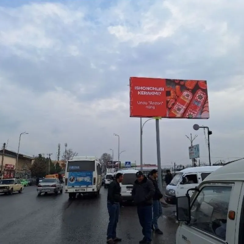 Navoiyda bilbordrda reklama/билбордда реклама/Tashqi reklamalar. — фото 3