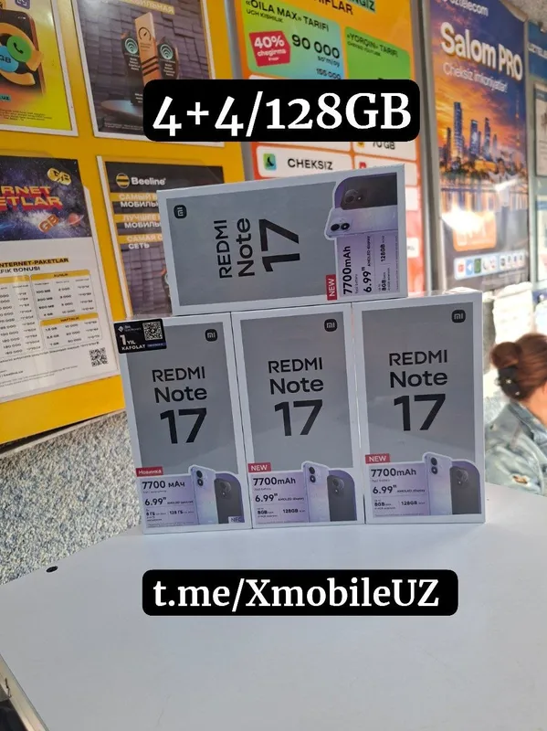 Redmi Note 17 4+4/128GB Redmi Note 17 4+4/128GB