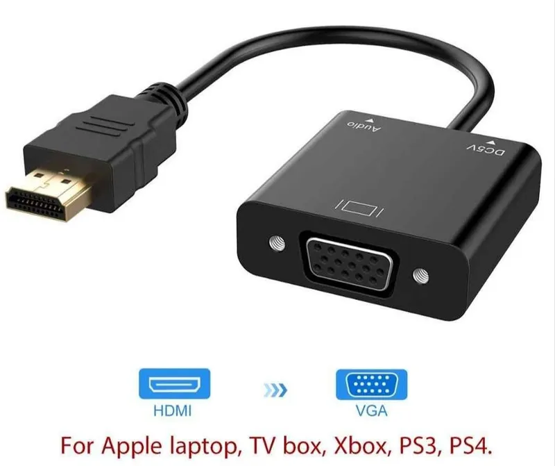 Скидка ! Доставка! По Узбекистану ! Переходник hdmi > vga ,original, — фото 2