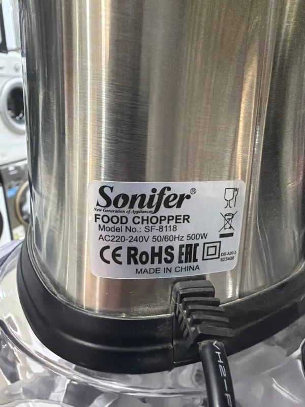 Chopper sonifer 8118 3,5l 2 Chopper sonifer 8118 3,5l 2