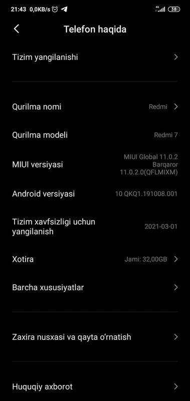 Xiaomi Redmi 7 telefon — фото 3