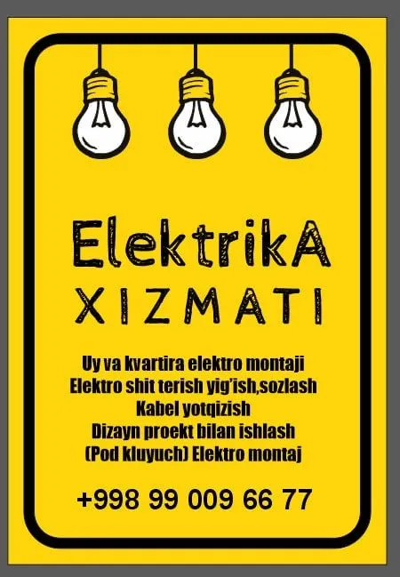 Elektromontaj xizmatlari — фото 2