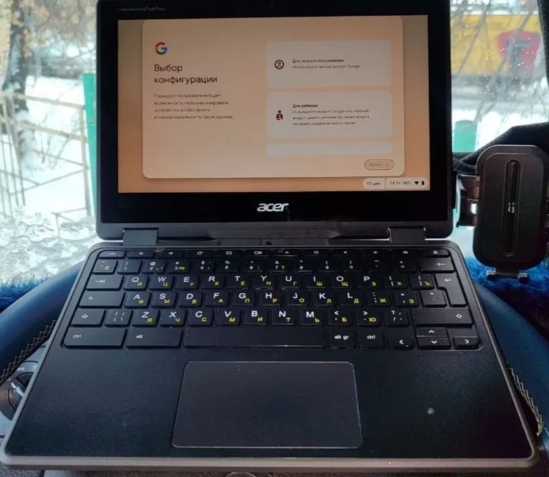 Ноутбук трансформер acer сенсорный компьютер — фото 3
