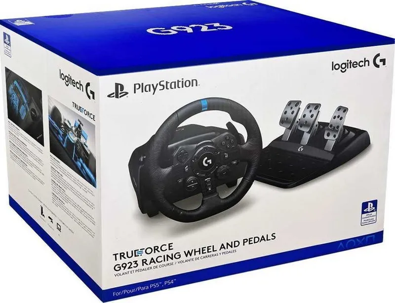 Игровой руль Logitech G923 для Playstation и ПК абсолютно новый — фото 2