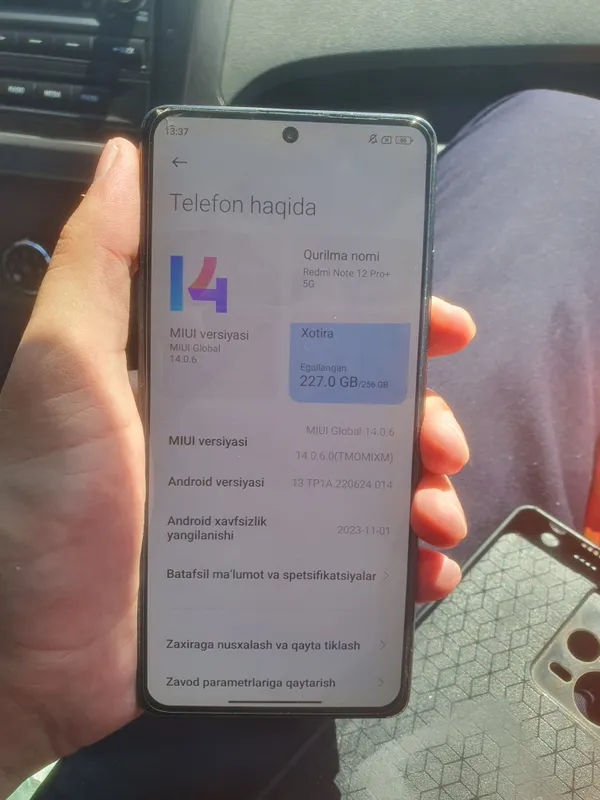 redmi not12pro+5G 256gb garantiya 2 redmi not12pro+5G 256gb garantiya 2