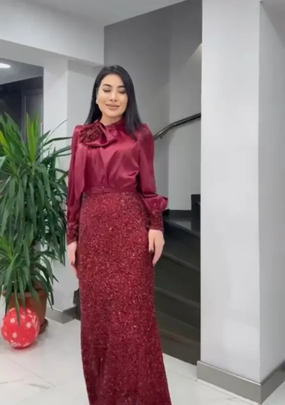 Kechki, bayramona ko‘ylak, yangi, Turkiya originali, yorlig‘i bor, 50$ 2 Kechki, bayramona ko‘ylak, yangi, Turkiya originali, yorlig‘i bor, 50$ 2