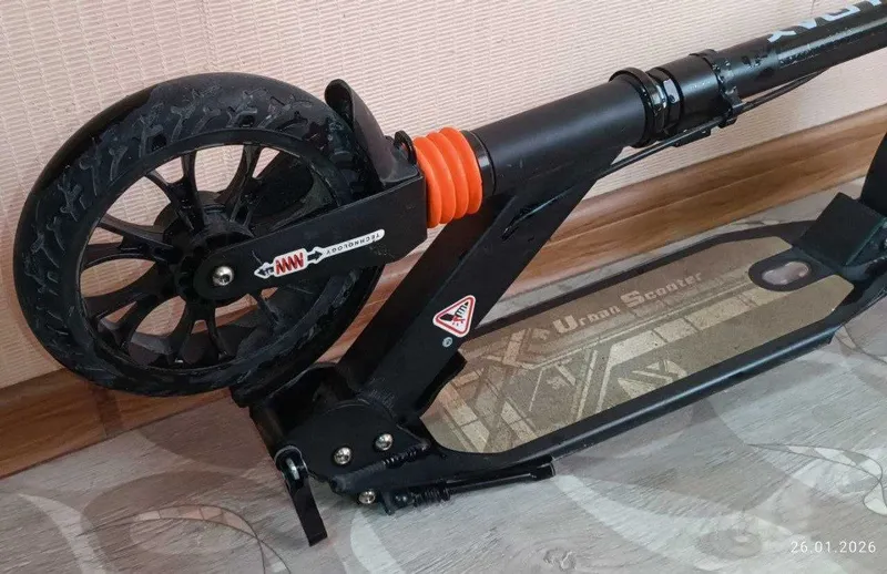 Премиум самокат Scooter Urban с ручным тормозом + скейтборд в подарок — фото 5