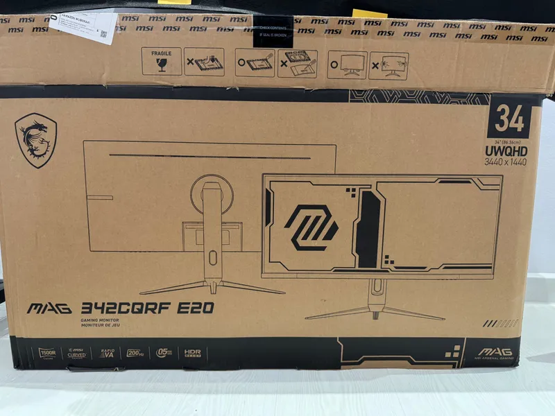 Игровой изогнутый монитор MSI MAG 342CQRF E20 1