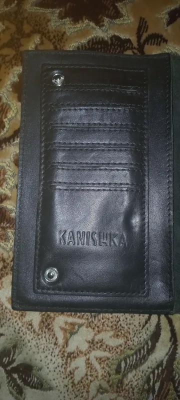 Кожаный кошелек от бренда Kanishka. 2