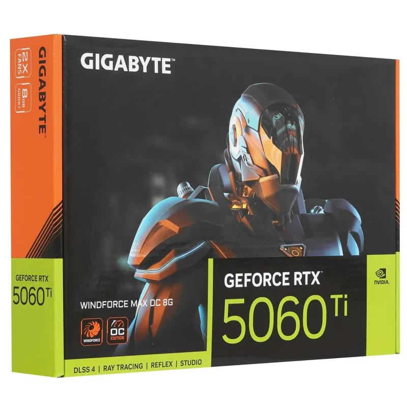 ; Видеокарта GIGABYTE RTX5060Ti 8GB windforce max OC — фото 4