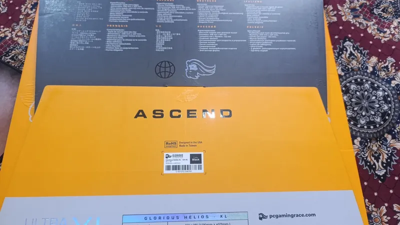 Glorious helios mousepad. — фото 3