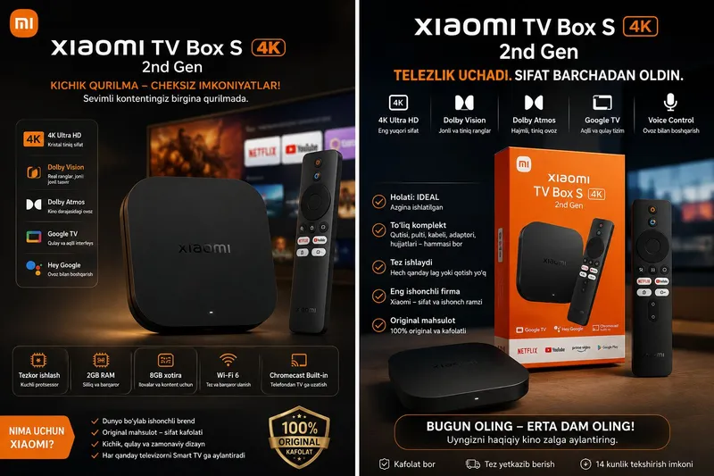 Xiaomi Tv Box S (2nd gen) — фото 2