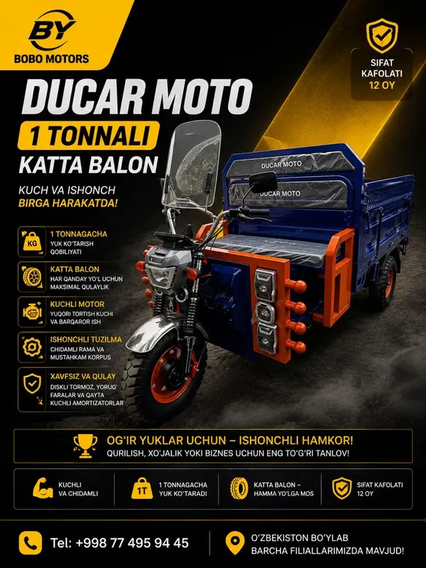 Ducar Moto-Bobo Motorsdan 1 Ducar Moto-Bobo Motorsdan 1