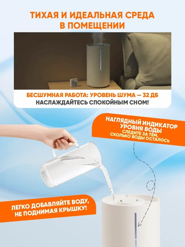 Умный увлажнитель воздуха Xiaomi Humidifier 2 — фото 2 Умный увлажнитель воздуха Xiaomi Humidifier 2 — фото 2