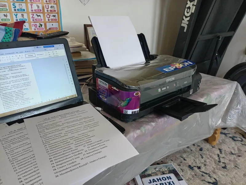 Epson M105 с Wi‑Fi, печатает также с телефона, новый 5