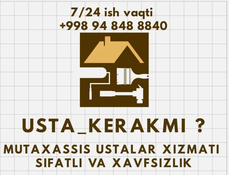 USTA_KERAKMI ? MALYAR-SANTEXNIK -Kafelshik-Elektrik-Quruvchilar