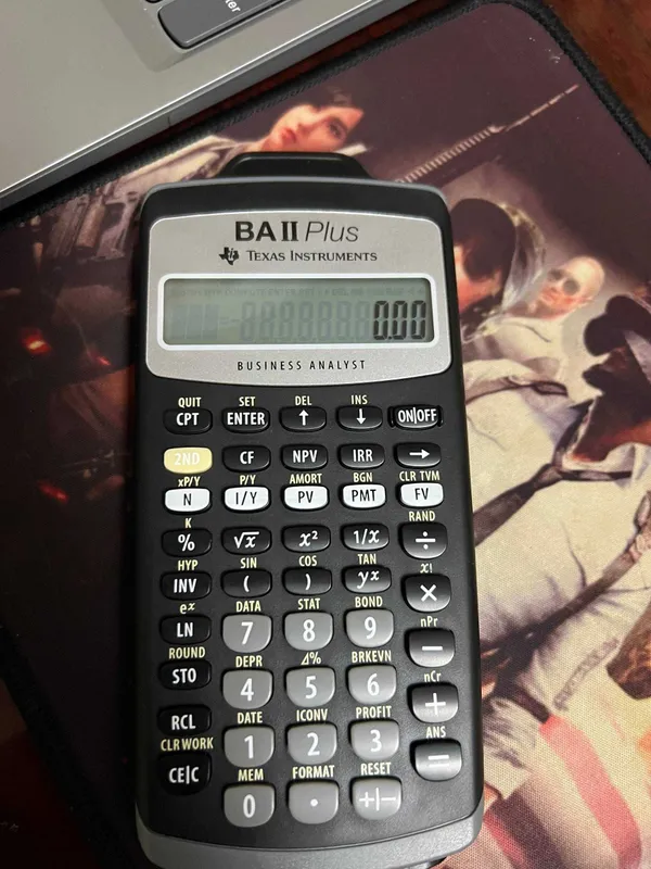 Texas Instruments BA II Финансовый калькулятор. Доставка по Ташкенту.