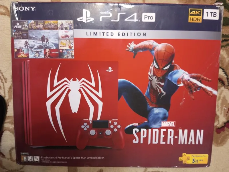 PlayStation 4 Pro Limited Edition — Marvel’s Spider-Man (1TB)