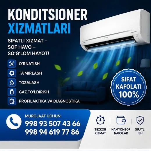 Konditsioner xizmatlari Konditsioner xizmatlari