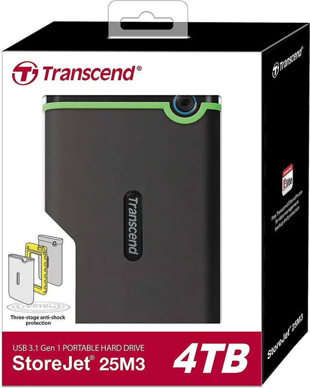 Transcend StoreJet 25M3 — 4TB 3